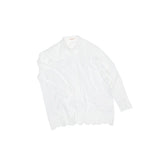 White Lace Jacquard Shirt